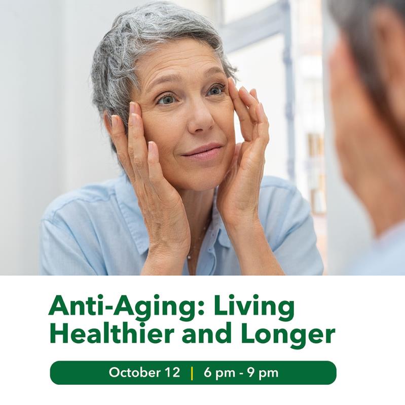 OCC Health & Wellness Classes - Anti-Aging